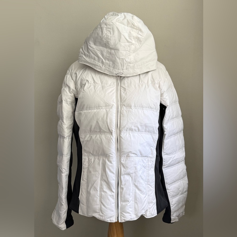 Obermeyer White Down Coat Size 12